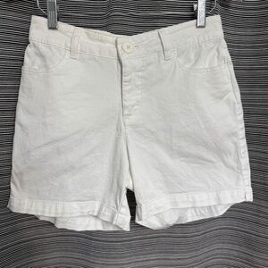 Lee Jeans White Denim Shorts Size 4